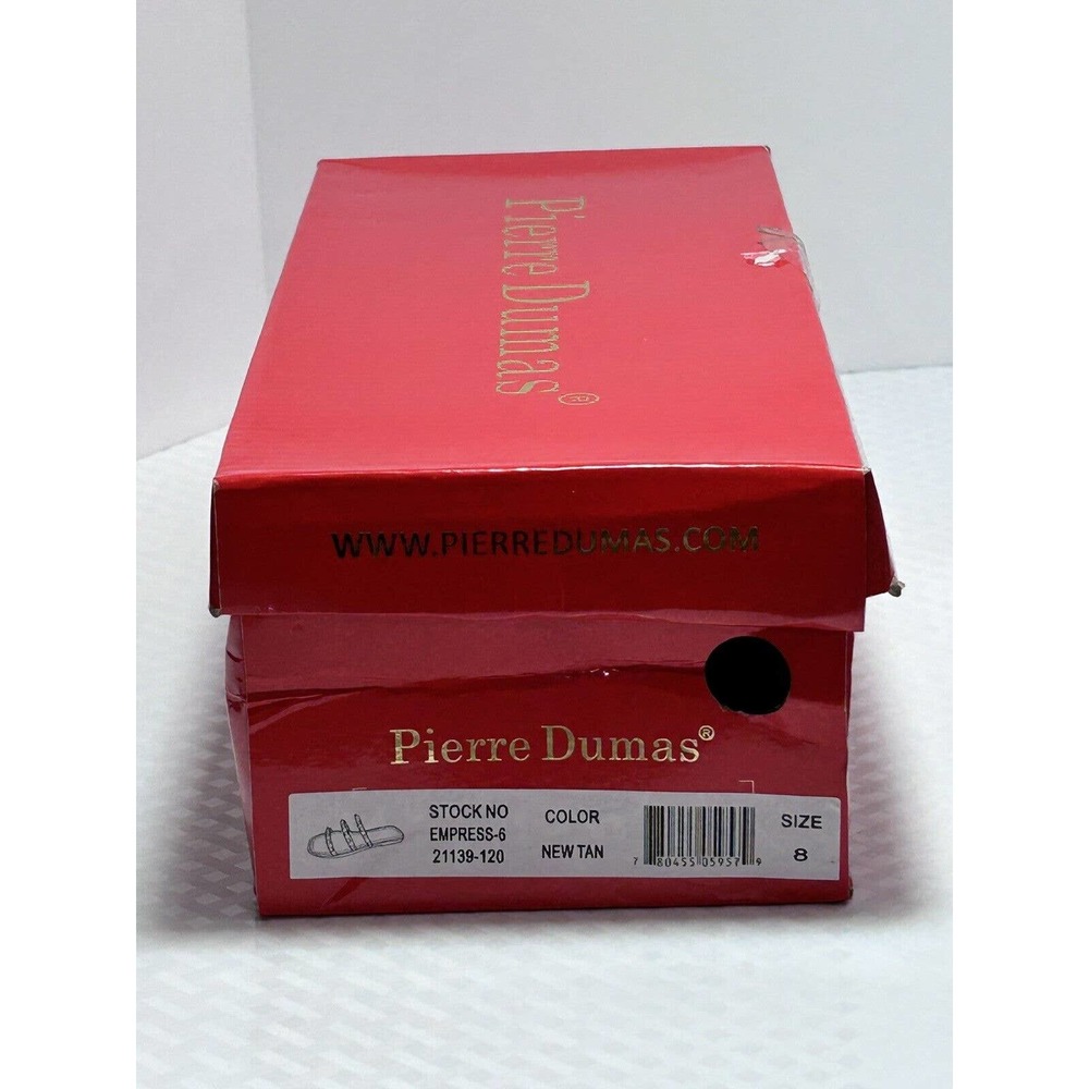 Pierre Dumas Studded Sandal in New Tan~Size 8 - Picture 6 of 13